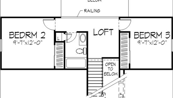 The Manning 1806 - 3 Bedrooms and 2.5 Baths | The House Designers - 1806